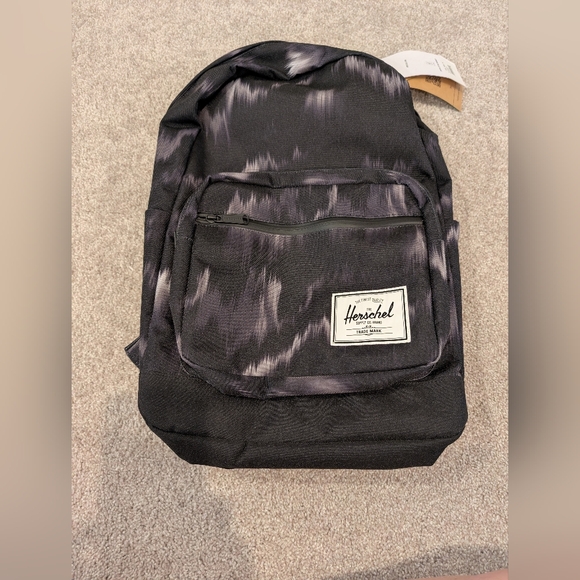 Herschel Supply Company Pop Quiz Black and Gray Men's Backpack NWT - Picture 1 of 13